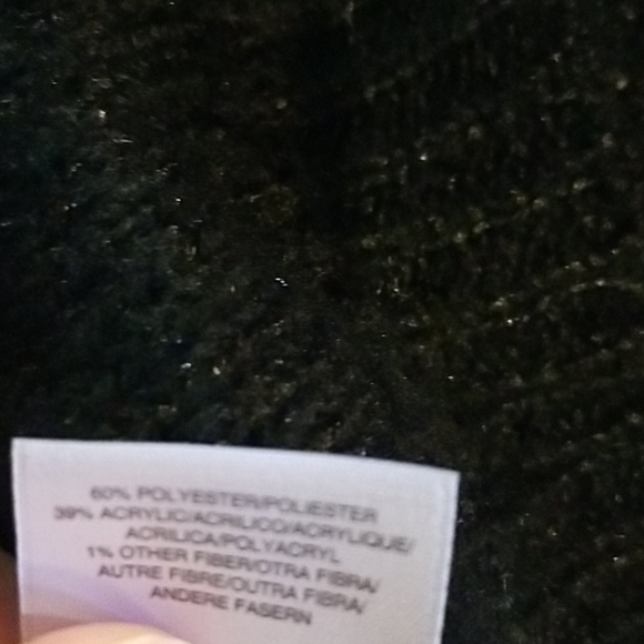 Anne Klein Size XS Black Sequin Sweater - Picture 6 of 6